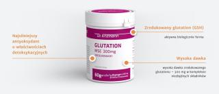 Glutation MSE 60 tabl Zredukowany glutation 300 mg w kompleksie niezbędnych składników