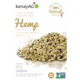 HEMP - organiczne łuskane nasiona konopi - 50 - 200 G