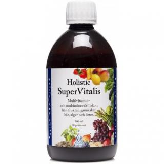Holistic SuperVitalis multiwitamina minerały owoce warzywa zioła super food 450 ml Holistic SuperVitalis multiwitamina minerały owoce warzywa zioła super food 450 ml