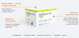 Kwas alfa liponowy MSE 200 mg – o długim uwalnianiu 90tabl