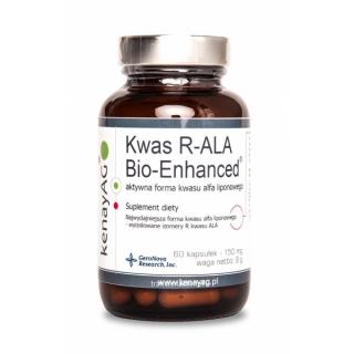 Kwas R-ALA Bio-Enhanced aktywna forma kwasu liponowego (60 kapsułek) - suplement diety