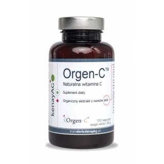 Naturalna organiczna witamina C (120 kapsułek) ORGEN C