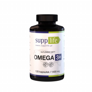 Supplife - Omega 3+ - 120 kaps Supplife - Omega 3+ - 120 kaps