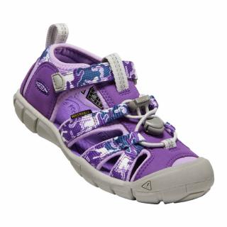 Buty sandały sportowe dziecięce Keen Seacamp II CNX Camo Purple 2023
