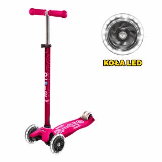 Hulajnoga Maxi Micro Deluxe LED Pink 2024