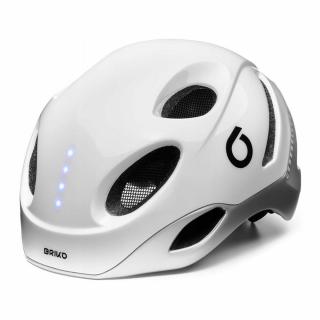 Kask Briko E-One Led White Out Silver 2023