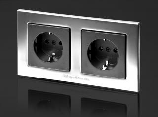 GigaWatt G-044 SCHUKO Duplex Gniazdo podtynkowe. Skorzystaj z 30 rat 0% w salonie Ultimate Audio Konin