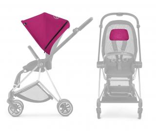 CYBEX MIOS MATERIAŁ DASZKA ORAZ PODUSZKA SIEDZISKA COLOR PACK MYSTIC PPINK PURPLE RÓŻOWY