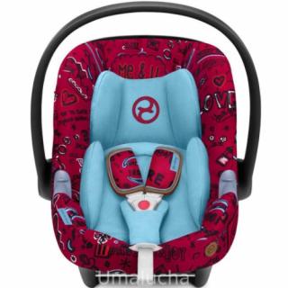 FOTELIK ATON M I-SIZE 0-13 kg CYBEX VALUES FOR LIFE FASHION COLLECTION LOVE RED