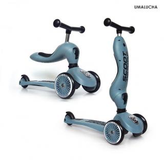 SCOOTANDRIDE HIGHWAYKICK1 2W1 ROWERK BIEGOWY HULAJNOGA 1-5 LAT STEEL