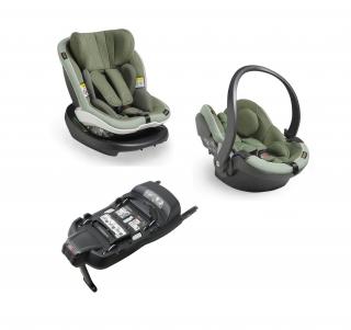 ZESTAW BESAFE IZI MODULAR FOTELIK 0-13KG + FOTELIK 0-18KG + BAZA MODULAR ISOFIX LIMITOWANY LEŚNA ZIELEŃ