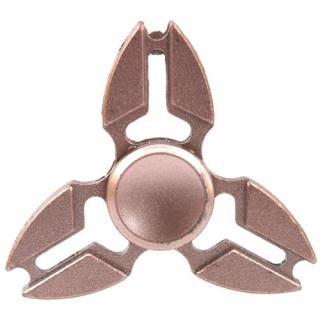 Aluminiowy Fidget Spinner Hand Spiner - brązowy