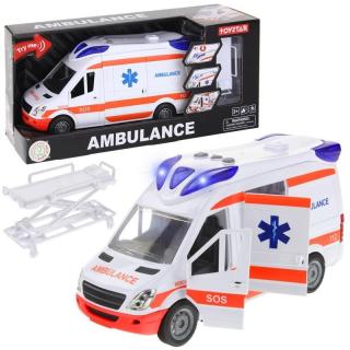 Ambulans Karetka Pogotowia Van Auto Dźwięki Nosze