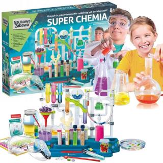 Clementoni Naukowa Zabawa Super Chemia Eksperymenty Doświadczenia