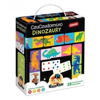 CzuCzu Gra Edukacyjna Domino Dinozaury