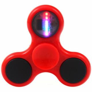 Fidget Spinner LED Hand Spiner Świecący czerwony