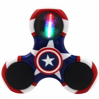 Fidget Spinner LED Hand Spiner Świecący z gwiazdą