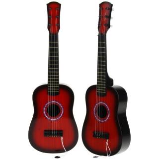 Gitara Plastikowa Klasyczna 6-Strunowa - czerwona