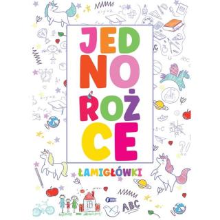 Jednorożce Łamigłówki Książka dla Dzieci Zagadki Labirynty Połącz Kropki