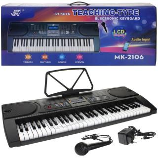 Keyboard Organy Mikrofon 85 cm MK-2106