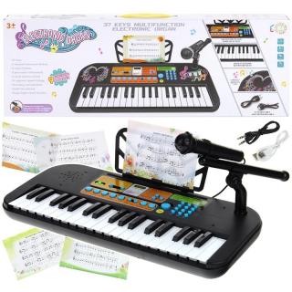 Keyboard Pianino Organy Pianinko Mikrofon dla Dzieci Muzyka