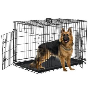Klatka Metalowa Kennelowa Transporter Kojec dla Psa Kota XL 90x60x66cm