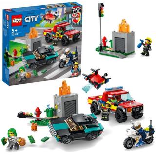 Lego City Akcja Strażacka i Policyjny Pościg 60319