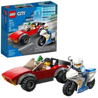 Lego City Motocykl Policyjny-Pościg Za Samochodem