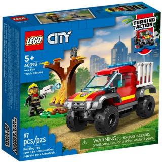 Lego City Wóz Strażacki 4x4 Misja Ratunkowa 60393