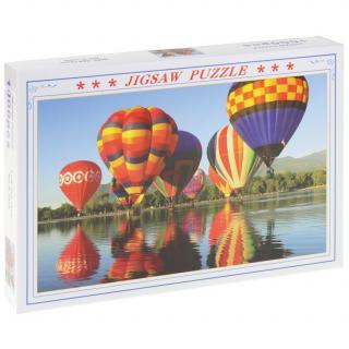 Puzzle 1000 el. Kolorowe Latające Balony Góry