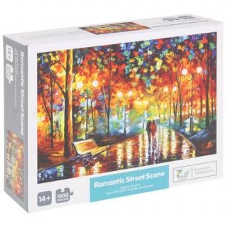 Puzzle 1000el. Romantyczny Park Drzewa Gra Świateł