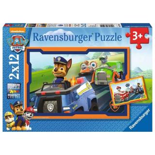 Ravensburger Puzzle 2x12 Psi Patrol w Akcji 075911