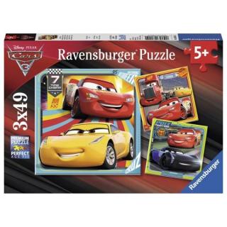 Ravensburger Puzzle 3x49 Auta Cars 3 080151