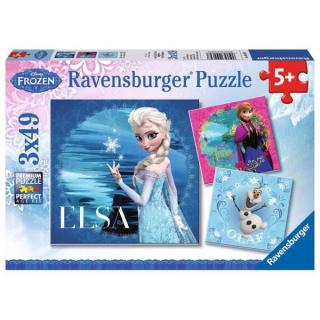 Ravensburger Puzzle 3x49 Kraina Lodu Frozen 092697
