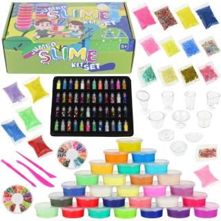Slime Zestaw do Robienia Glutów Piankolina Glut XXL Kreatywny BOX