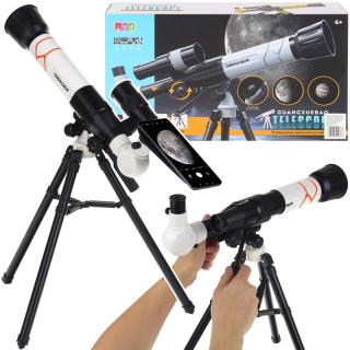 Teleskop Luneta Edukacyjny Statyw 40x Astronomia