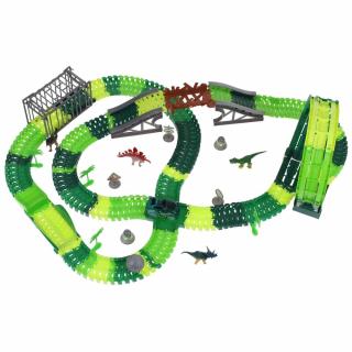 Tor Samochodowy Dino Track Sterowany Wyścigowy Park Dinozaurów 275