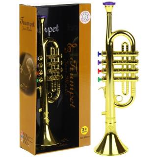 Trąbka dla Dzieci Instrument Muzyczny Zabawka Muzyczna Trumpet Muzyka - złota