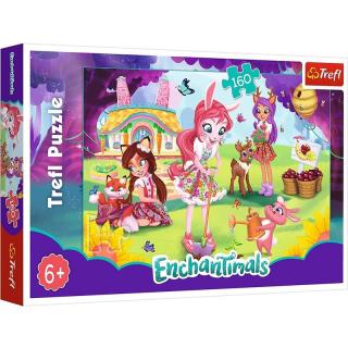 Trefl Puzzle 160 el. Enchantimals w Ogrodzie 15361