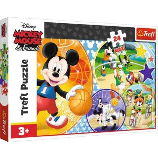 Trefl Puzzle 24 Maxi Disney Czas na Sport 14291
