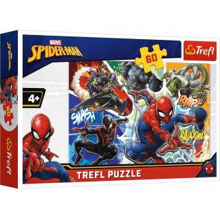 Trefl Puzzle 60 el. Waleczny Spider-Man 17311