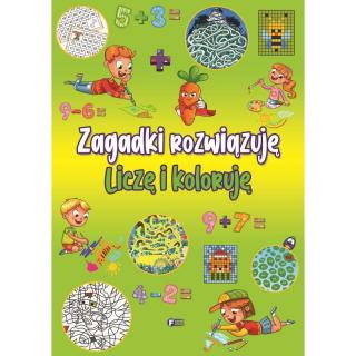 Zagadki Rozwiązuję, Liczę I Koloruję - Łamigłówki