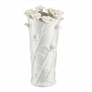 Biały wazon porcelanowy 27 cm VERANO