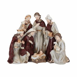 Figurki świąteczne Pokłon trzech mędrców 19 cm HOLY FAMILY