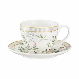 Filiżanka ze spodkiem porcelanowa 240 ml NORIKO WHITE