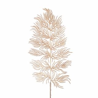 Gałązka sztuczna paproć złota 84 cm