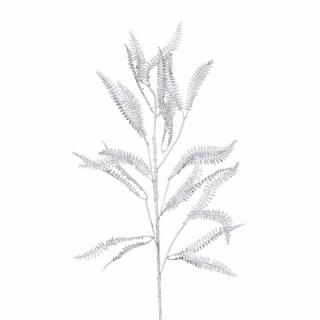 Gałązka sztuczna srebrna 78 cm