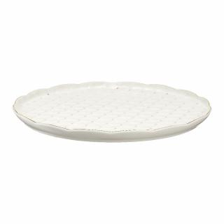 Talerz do ciasta porcelanowy 32 cm ALEXIA