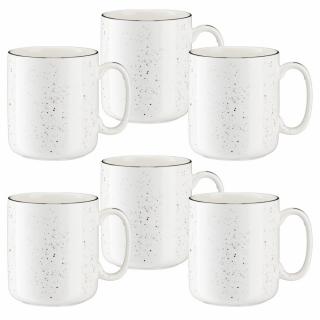 Zestaw kubków porcelanowych 380 ml 6 sztuk POLVERE