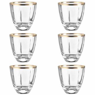 Zestaw szklanek kryształowych 6 sztuk DESIRE Gold